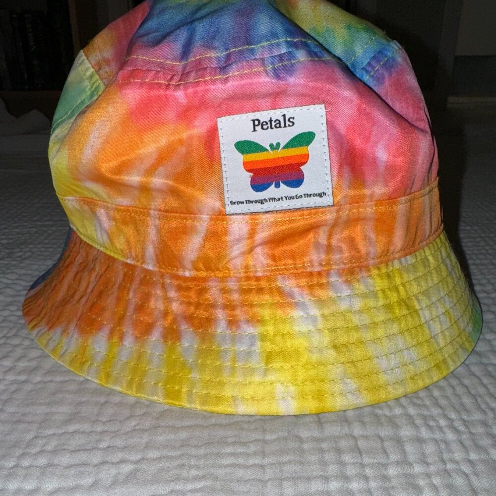 Petals and Peacocks bucket hat